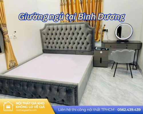 Giường ngủ giá rẻ tại Bình Dương